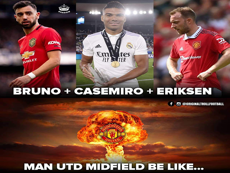 Tranh vui - Ảnh chế: MU chiêu mộ Casemiro, mơ mộng "bộ 3 nguyên tử"