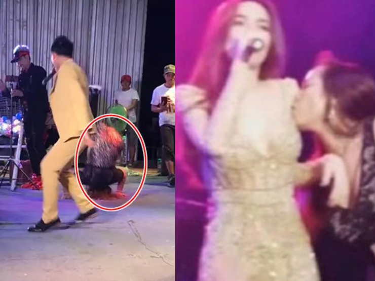 Giải trí - Fan nữ làm điều gây sốc trước hàng nghìn khán giả khiến sao nam hốt hoảng