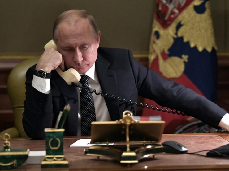 Tổng thống Nga Putin điện đàm với ông Macron sau 3 tháng