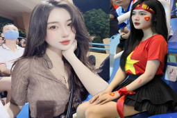 Đời sống Showbiz - Bạn gái Lâm Tây, bồ nhí "ông trùm kit test" gây bão khán đài sân vận động