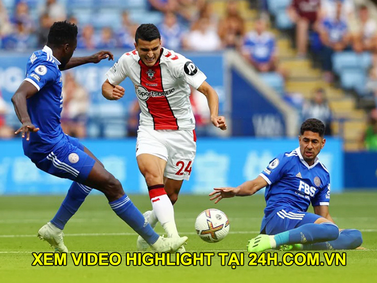 Bóng đá - Video bóng đá Leicester City - Southampton: Ngược dòng kịch tính, siêu phẩm chốt hạ (Xem video bản quyền tại 24h.com.vn)
