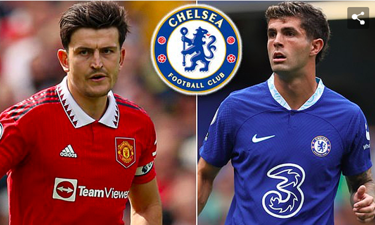 Chelsea gây sốc khi muốn đổi Pulisic lấy Maguire