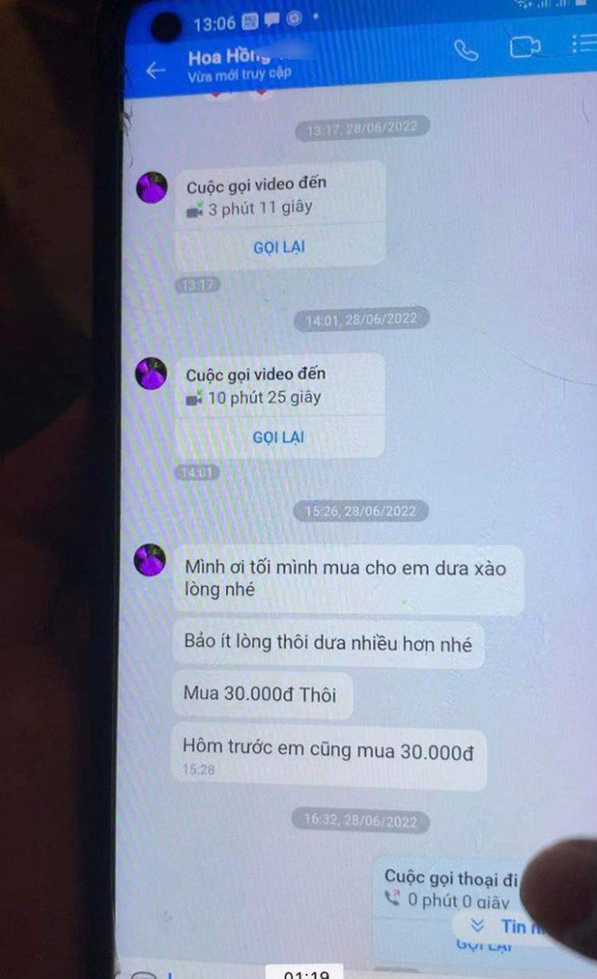 Cô giáo Trương Thị L. giải trình đoạn tin nhắn chỉ là trêu đùa.