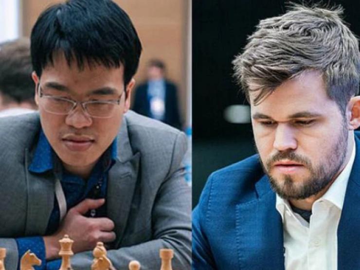 Quang Liêm đối đầu Magnus Carlsen, rơi vào bẫy của ”Vua cờ” Na Uy