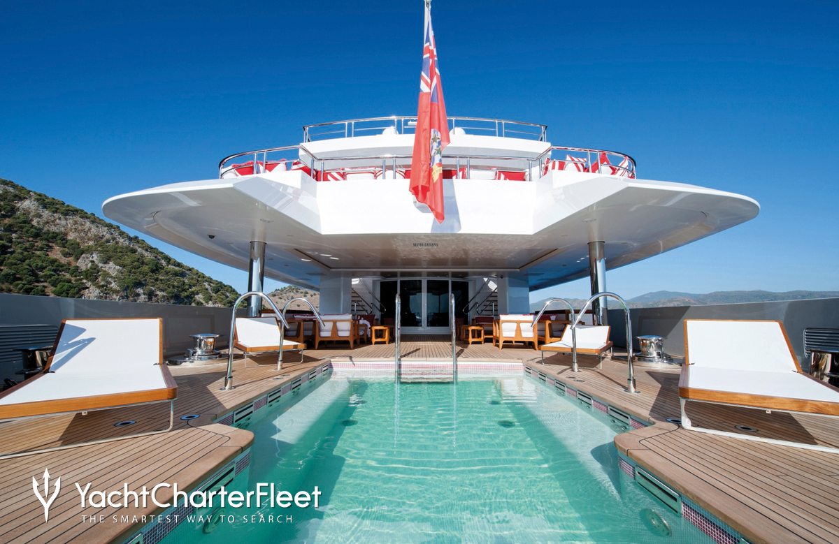 Siêu du thuyền Axioma sẽ được bán đấu giá công khai vào ngày 23/8. Ảnh: Yacht CharterFleet