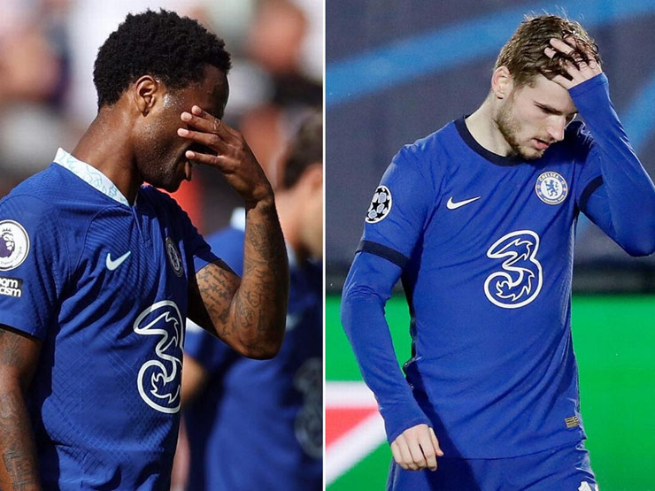 Các fan Chelsea "ném đá" tơi tả Raheem Sterling trên mạng xã hội Twitter khi ví tân binh người Anh là "chân gỗ" Timo Werner mới ở CLB này