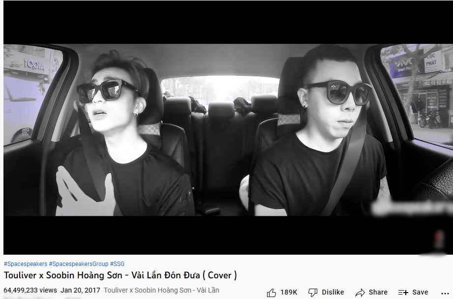 "Vài lần đón đưa" cũng là bản cover nhạc Việt hiếm hoi đạt đến hơn 64 triệu lượt xem trên YouTube&nbsp;