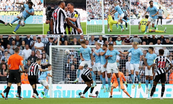 Man City vất vả cầm hòa Newcastle trong trận cầu 6 bàn