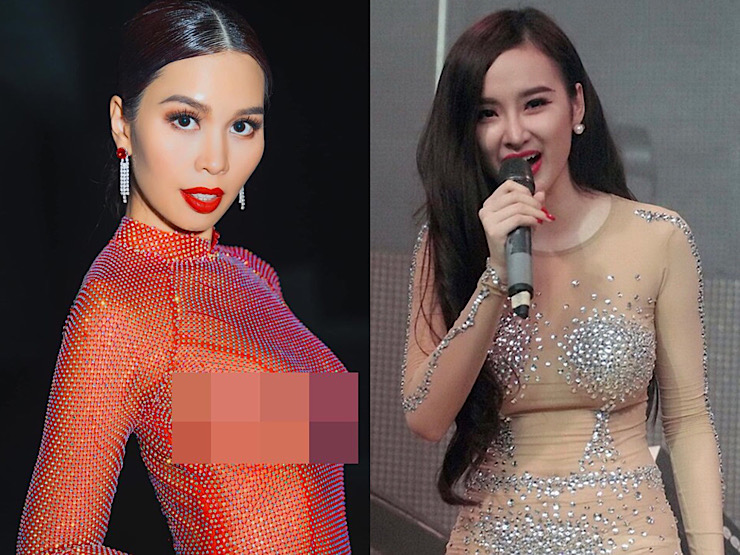 Đời sống Showbiz - Áo dài xuyên thấu của Hà Anh bị phạt 70 triệu, các người đẹp gặp sự cố "khó quên" thì sao?