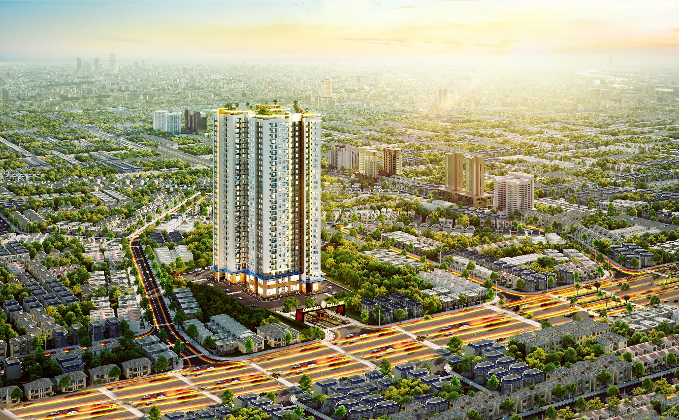 Diamond Boulevard với sản phẩm căn hộ cao cấp thu hút nhà đầu tư bởi đáp ứng được nhu cầu của khách hàng