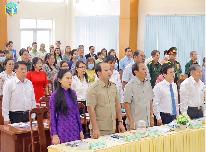 Ông Nguyễn Thanh Ngà chia sẻ: “Một doanh nghiệp thành công không chỉ hướng đến kết quả kinh doanh, mà doanh nghiệp đó còn phải gắn liền với trách nhiệm xã hội”. (Nguồn: Địa Ốc Xanh Toàn Cầu trao 3 căn nhà tình nghĩa cho huyện Cần Giờ)