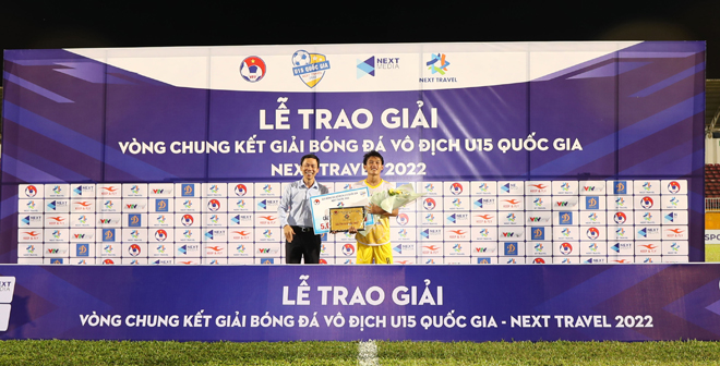 U15 SLNA soán ngôi vương U15 PVF giành chức vô địch U15 Quốc gia - Next Travel 2022 - 6