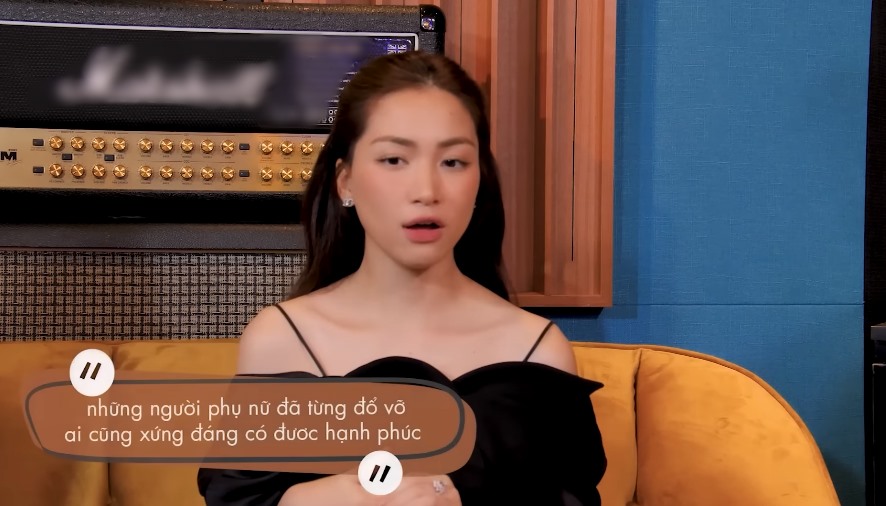 Cô có quan điểm tiến bộ, tích cực hậu đổ vỡ