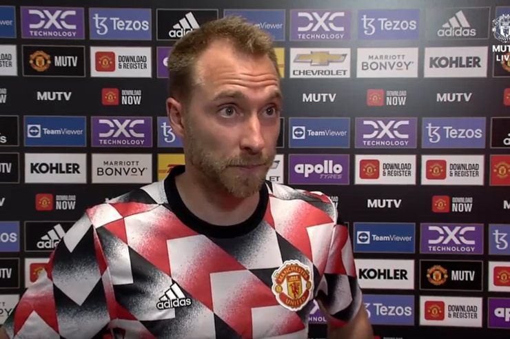 Eriksen "dằn mặt" các đối thủ sắp tới của MU