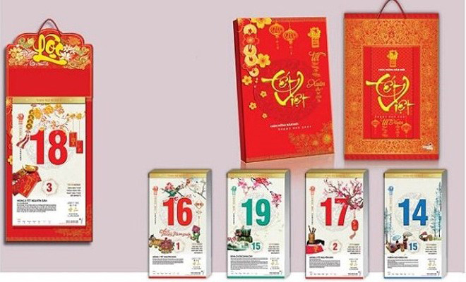 Lịch Tết - một sản phẩm in ấn của Miligo