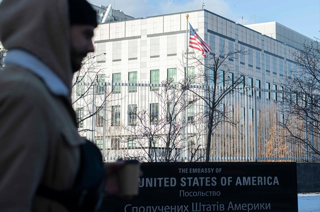Đại sứ quán Mỹ tại Ukraine cảnh báo tình hình an ninh ở Ukraine có thể thay đổi bất cứ lúc nào. Ảnh minh họa: AP