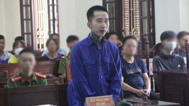 Bị cáo Nguyễn Văn Nam tại phiên tòa