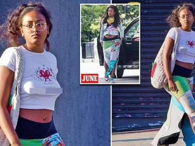 Thời trang - Con gái út nhà Obama "thả rông" táo bạo trên phố trước ngày tựu trường