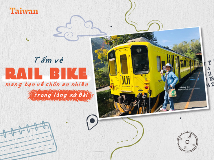 Du lịch - Nhánh đường rẽ Rail Bike - cỗ máy quay chậm thời gian tại Đài Loan