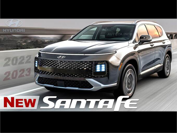 Tin tức ô tô - Hyundai Santa Fe 2023 lộ diện, ngụy trang kín mít vẫn nhận ra ngoại hình bề thế
