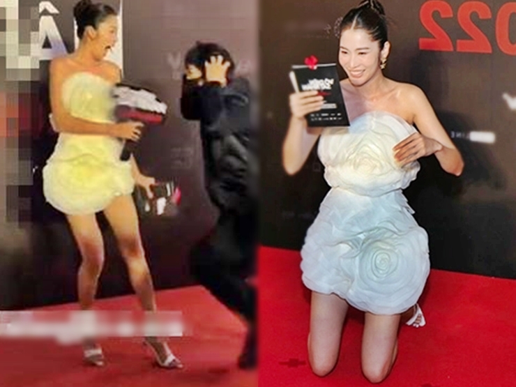 Phim - NSX nói gì khi hù dọa khiến Nam Anh suýt hớ hênh trên thảm đỏ?