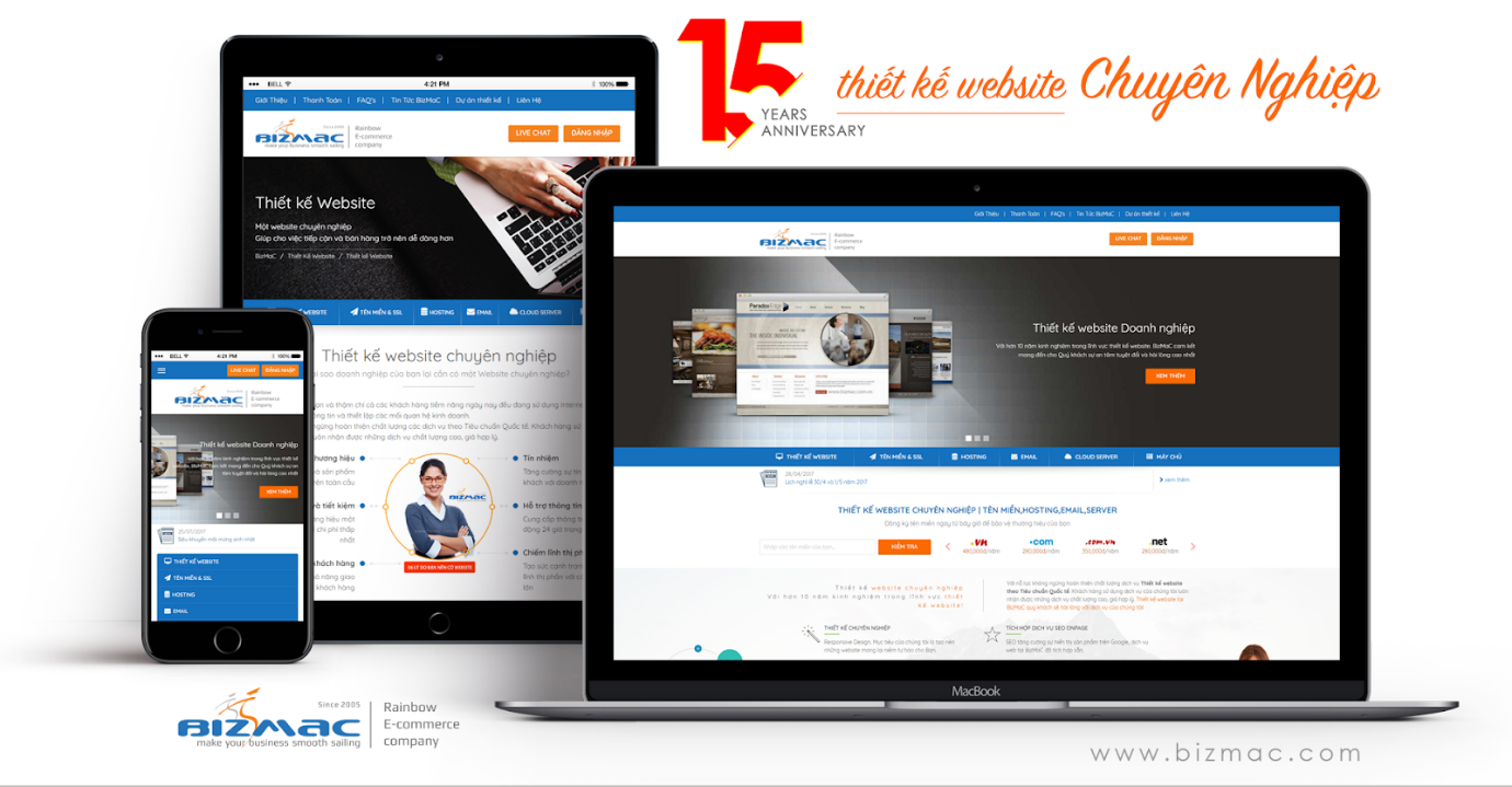 BizMaC - Đơn vị thiết kế website chuyên nghiệp, uy tín dành cho các doanh nghiệp - 2