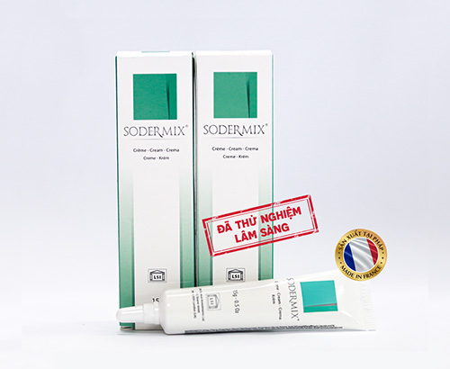 Sản phẩm kem bôi Sodermix chuyên biệt cho viêm da cơ địa của Pháp mà anh Kiên đã tin dùng