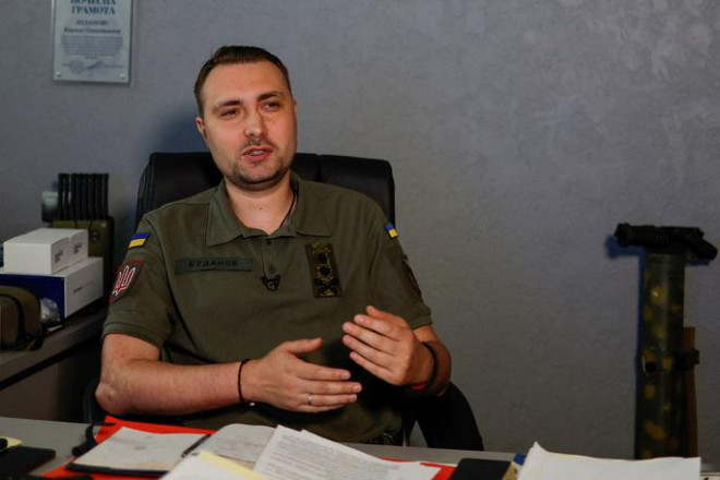 Thiếu tướng Kyrylo Budanov trả lời phỏng vấn hãng tin Reuters tại Kiev vào cuối tháng 6. Ảnh: Reuters