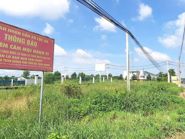Giá đất “ăn theo” khu tái định cư sân bay Long Thành