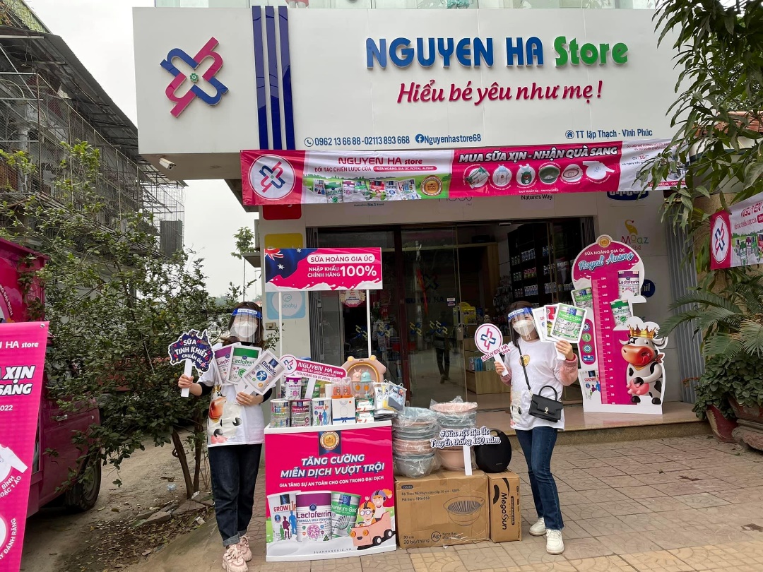 Nguyên Hà Store – Địa chỉ uy tín của các mẹ bỉm sữa khu vực Lập Thạch – Vĩnh Phúc