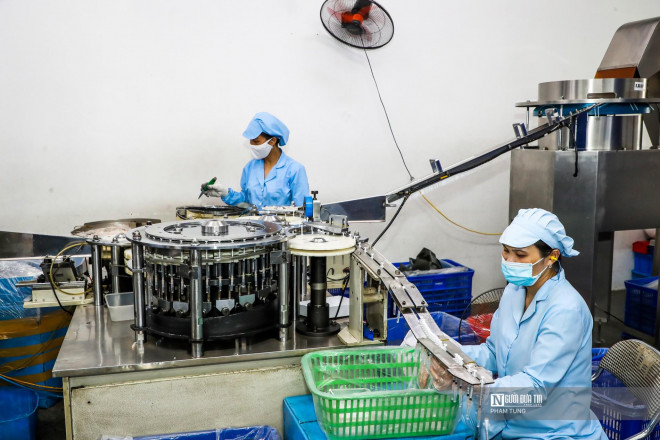Ngành công nghiệp chế biến, chế tạo tiếp tục dẫn đầu với tổng vốn đầu tư đạt trên 10,7 tỷ USD trong 8 tháng đầu năm 2022 (Ảnh: Phạm Tùng).