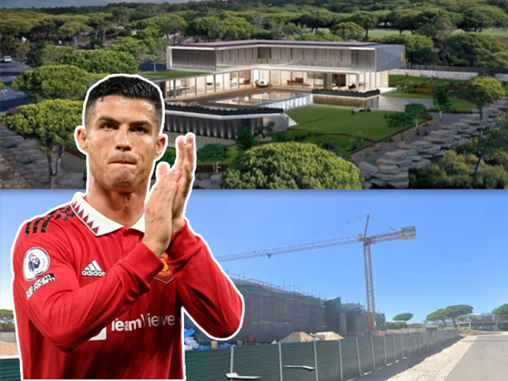 ”Tỷ phú” Ronaldo xây siêu biệt thự 10 triệu bảng, mua luôn sân golf trước nhà