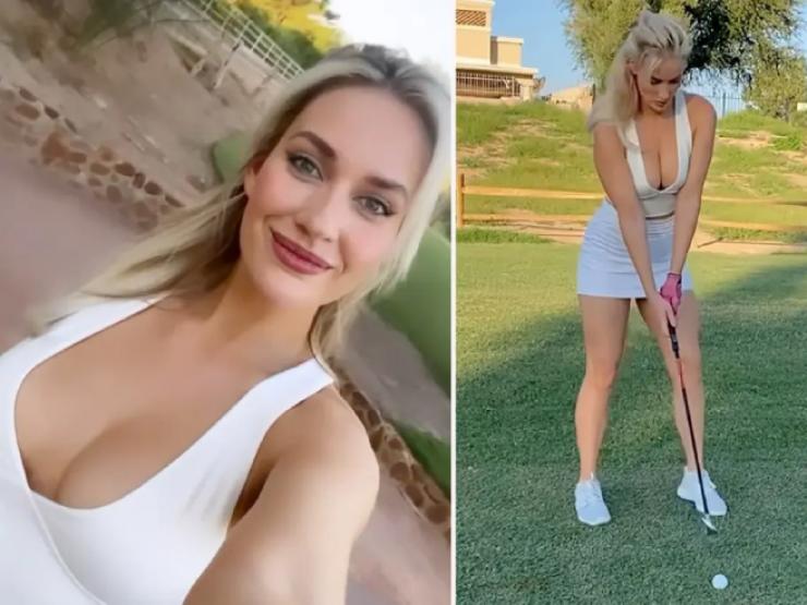 Thể thao - Kiều nữ Golf đẹp nhất thế giới khổ sở vì "vòng 1" đồ sộ