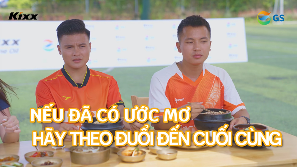 Qua Kixx Challenge, Quang Hải đã truyền đi sự quyết tâm và ý chí bền bỉ, tới các cầu thủ trẻ và người hâm mộ bóng đá trên cả nước.