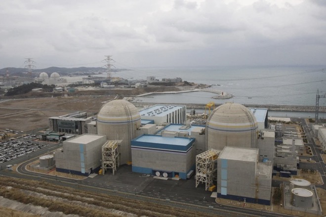 Một nhà máy điện hạt nhân ở Hàn Quốc.
