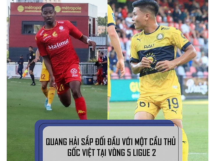 Quang Hải đối đầu ngôi sao gốc Việt Jason Quang Vinh ở vòng 5 Ligue 2