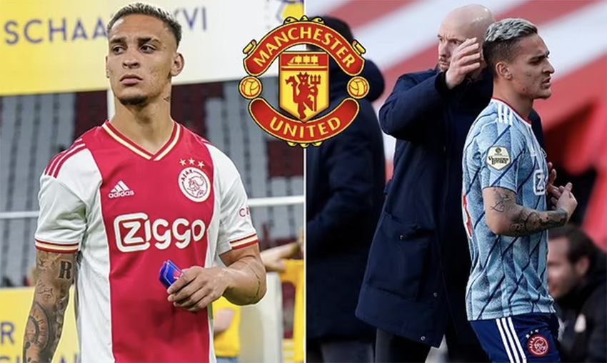 Antony bức xúc vì Ajax không để anh đến MU với giá kỷ lục