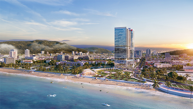 Cadia Quy Nhon tọa lạc ngay trước quảng trường trung tâm thành phố Quy Nhơn