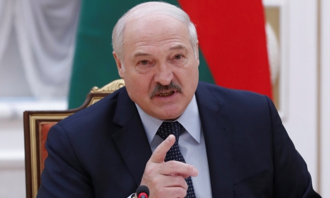 Tổng thống Belarus - ông Alexander Lukashenko. Ảnh: Reuters