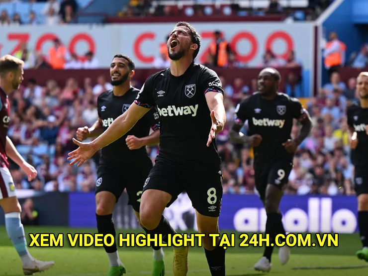 Bóng đá - Video bóng đá Aston Villa - West Ham: Tấn công miệt mài, dính đòn "hồi mã thương" (Xem video highlight tại 24h.com.vn)