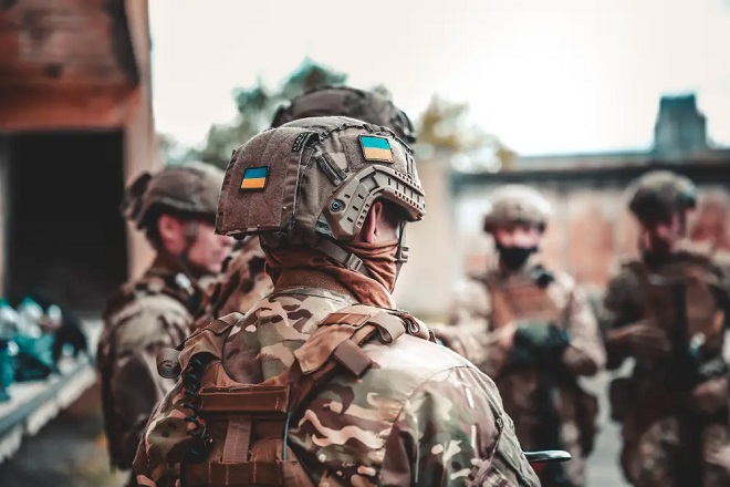 Binh sĩ đặc nhiệm Ukraine.