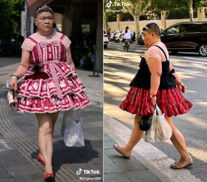 Người phụ nữ ngoài 50 tuổi diện váy Lolita xuống phố và câu chuyện gây ngỡ ngàng - 1