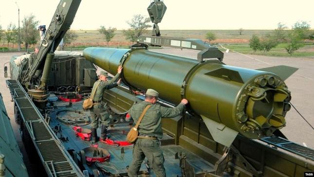 Tên lửa Iskander-M do Nga sản xuất. Ảnh: Tass
