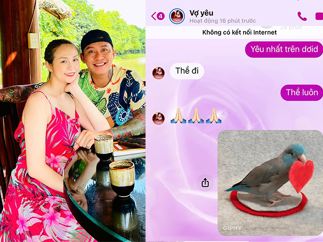 Cặp đôi thường xuyên dành cho nhau những lời ngọt ngào, yêu thương