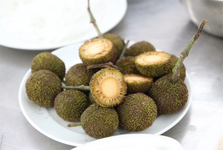Theo người dân địa phương, trái gáo vừa để làm thực phẩm lại vừa có công dụng làm thuốc chữa bệnh
