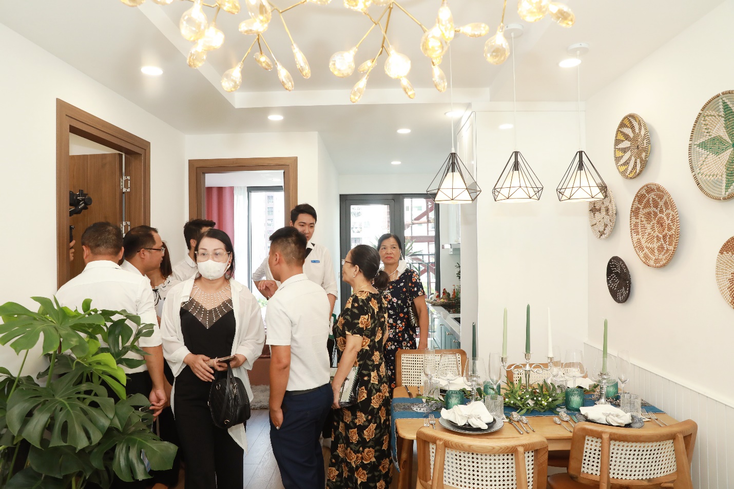 Sự kiện thu hút nhiều khách hàng đến tham quan trực tiếp căn hộ