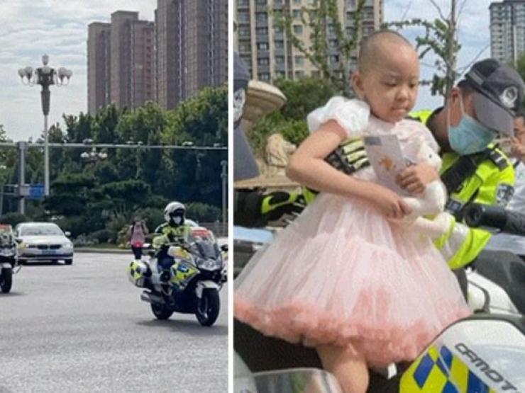 Bạn trẻ - Cuộc sống - Cảnh sát sắp xếp dàn mô tô "khủng" xuất hiện trên phố, câu chuyện phía sau khiến mọi người xúc động