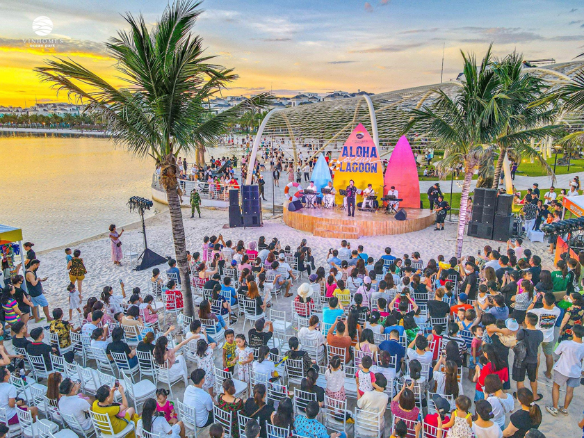 Những sự kiện tại Vinhomes Ocean Park thu hút rất đông cư dân và du khách đến tham quan trải nghiệm.