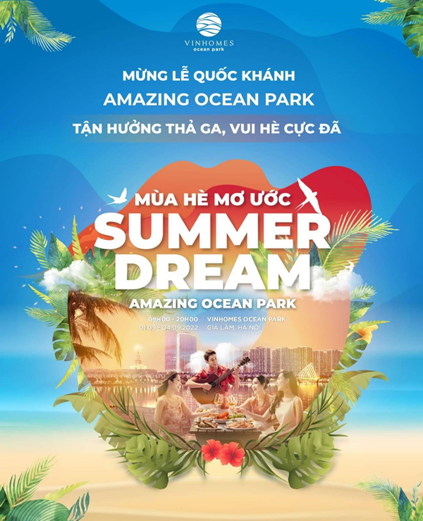 Lễ hội Mùa hè mơ ước Summer Dream mang đến trải nghiệm độc đáo cho cư dân và du khách.