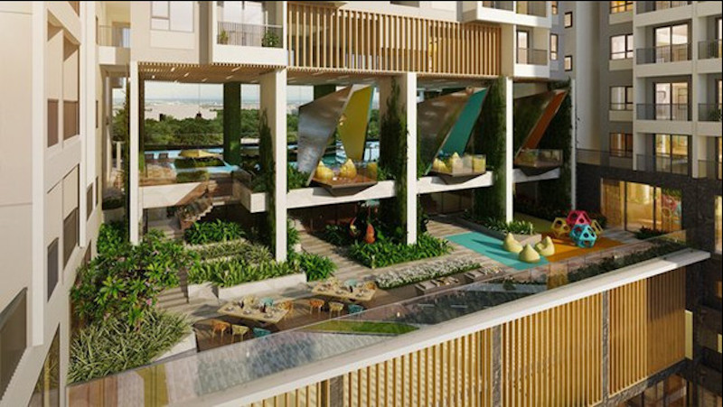 The Emerald Golf View kiến tạo "resort nghỉ dưỡng trên cao" giữa đại lộ Bình Dương.